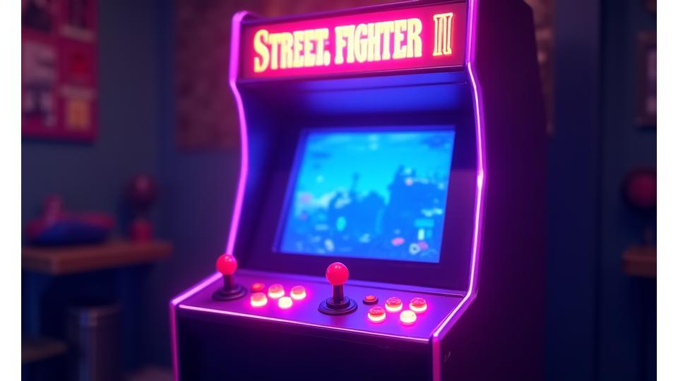 ストリートファイターIIのアーケード筐体